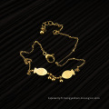 Shangjie OEM Joyas Fashion Titane Titane Gold Gold Bracelets de poisson de cheville étanche